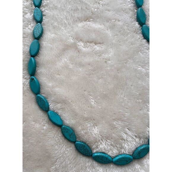Cookie Lee Turquoise Necklace & Bracelet Set - Picture 3 of 7